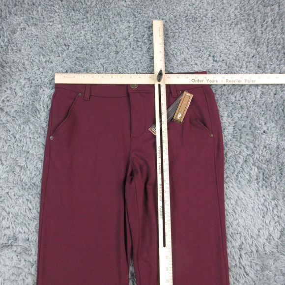 One 5 One Pants Womens 12 Purple Premier Ponte Dress Trouser 33x27.5* NWT - Picture 2 of 16